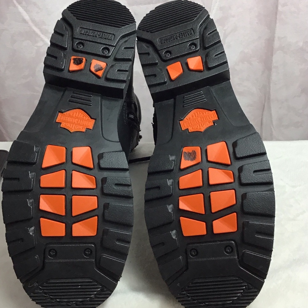 Harley-Davidson Men's Rugged Black Leather Boots - Picture 5 of 5